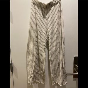 ZARA KNIT WIDE LEG PANTS